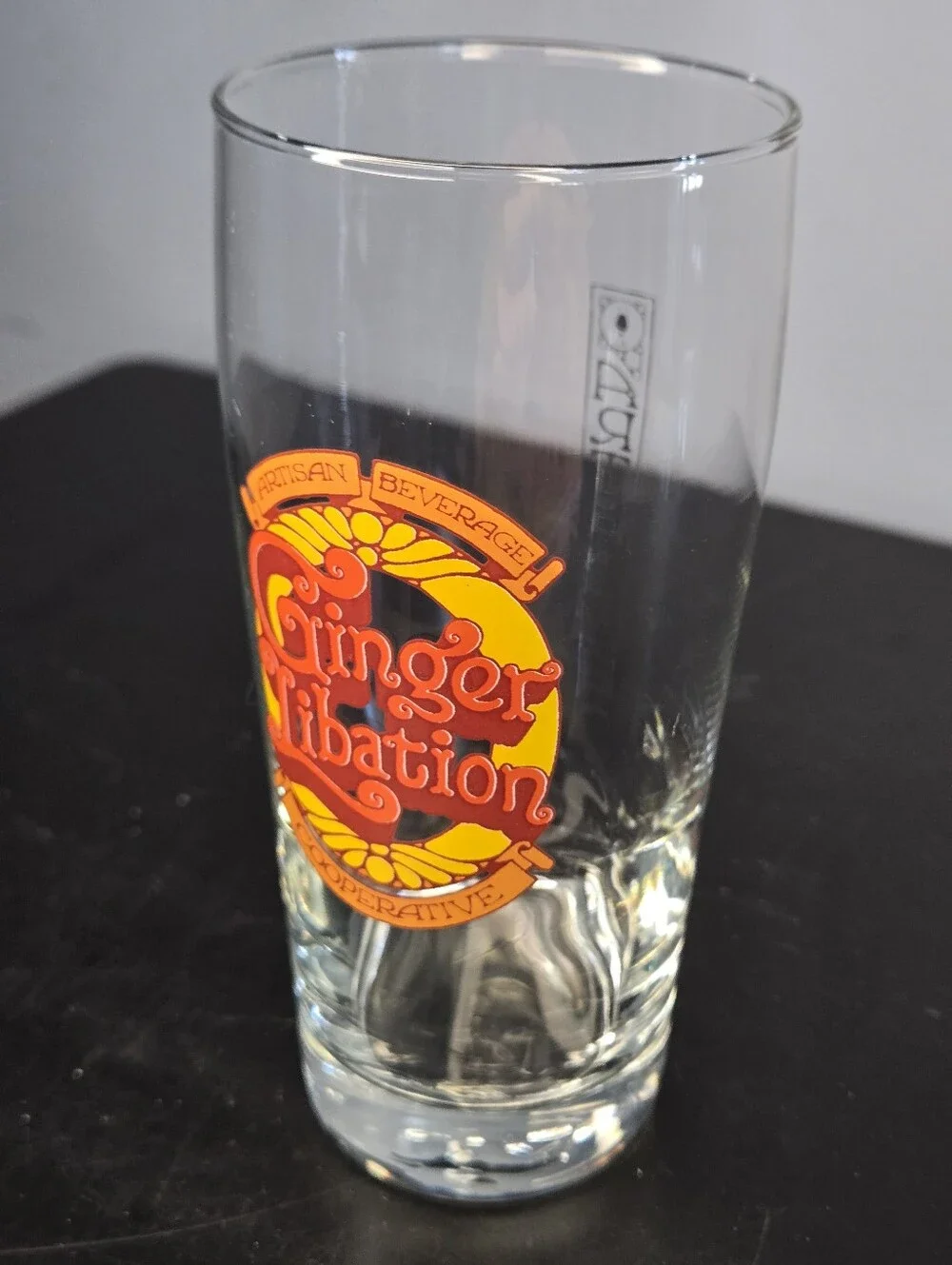 Ginger Libation from Artisan Beverage Cooperative Beer Glass 5.75